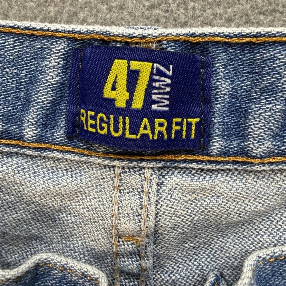 Wrangler Jeans 47MWZ Premium Performance Regular Fit 38x30 (FIT37x29) Blue Denim